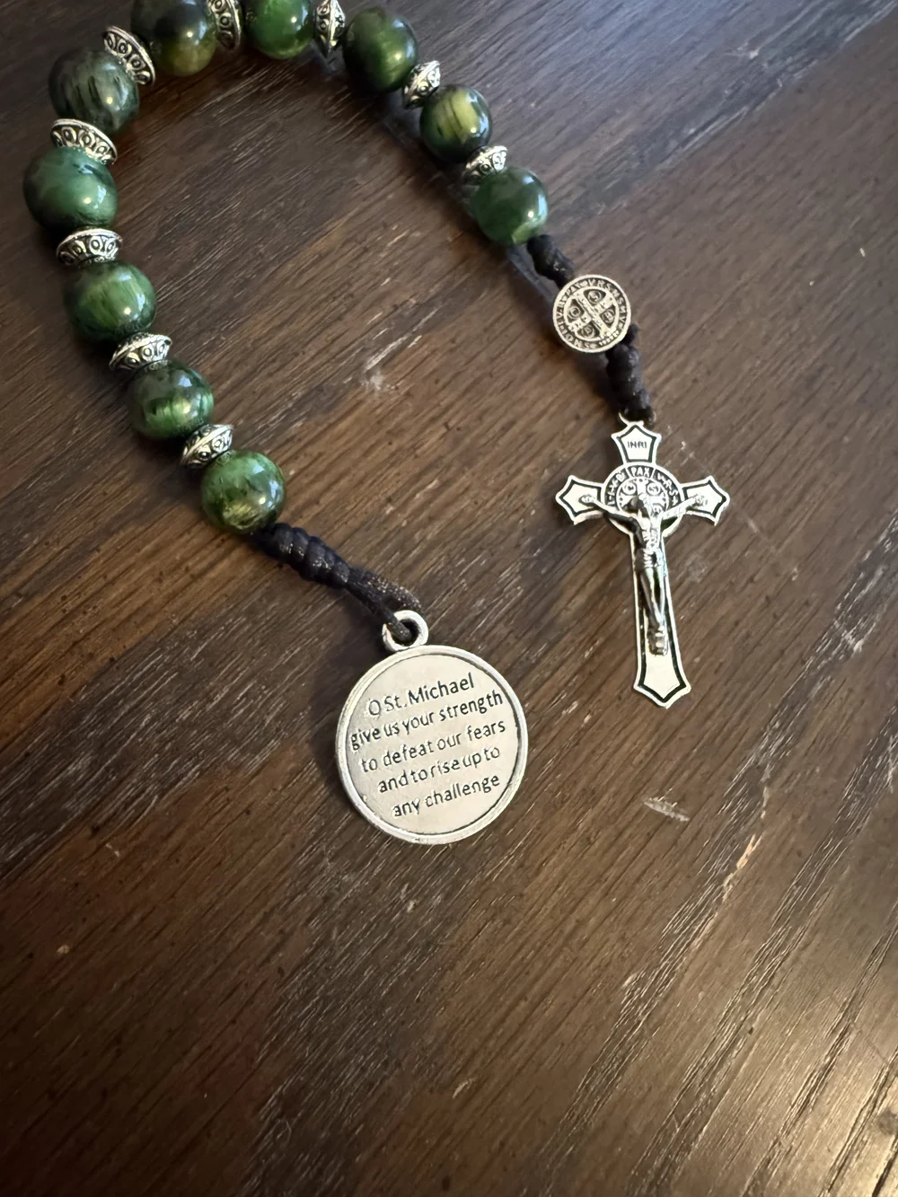 Single Decade Rosary with Saint Michael Medal